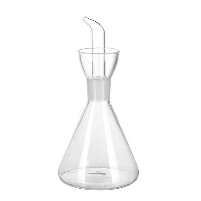 Aceitera Vidrio Conica C/Pico 500Ml.