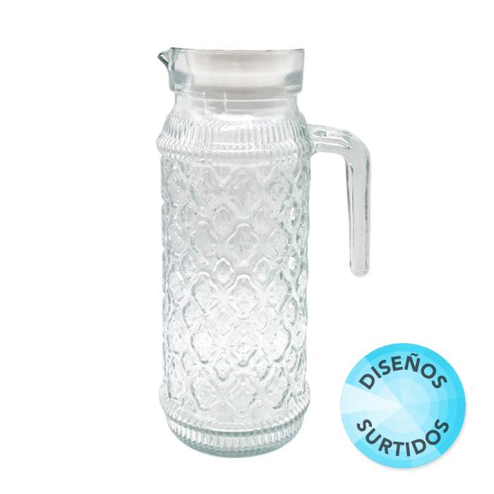 Jarra Vidrio Facetada 1 Lt.